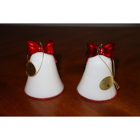 Thomas Kinkade Ringing in Holiday Christmas Bell Ornaments With Snowmen LOT#5 - Picture 7 of 13